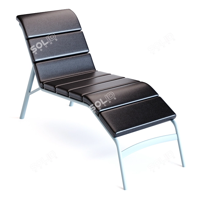Elegant Comfort Lounger 3D model image 1