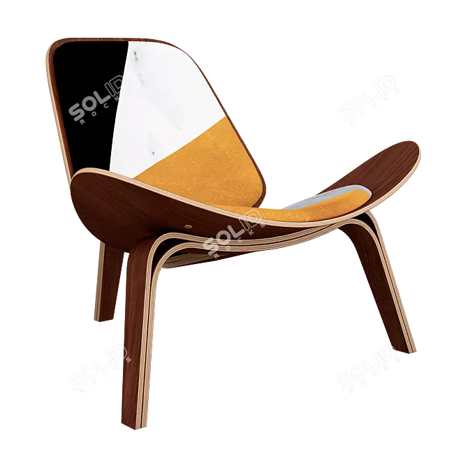 Elevate Your Comfort with Vita Lounge Chair 3D model image 1