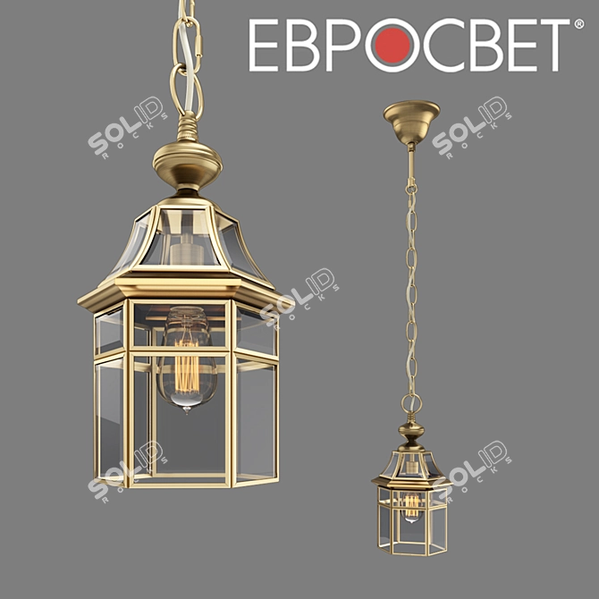 OM Street Pendant Light: Elektrostandard GL 1031H in Savoie H Finish 3D model image 1