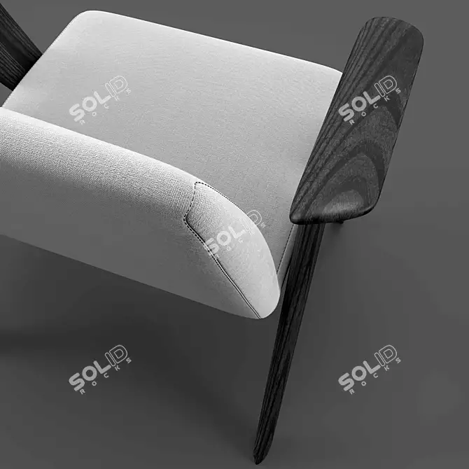 Stua Libera Lounge Chair: Modern Elegance for Your Space 3D model image 2