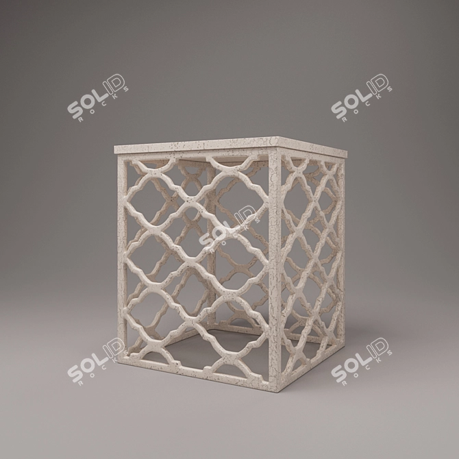 Safavieh Table Lonny: Modern Design, Turbosmooth Compatible 3D model image 1