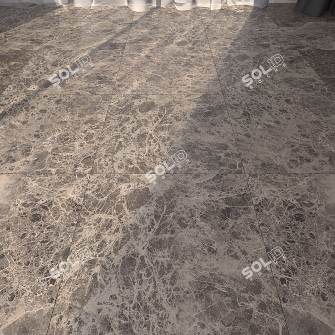 Elegant Marble Flooring: HD Textured, Multiple Sub-Object, 10 Variations 3D model image 1