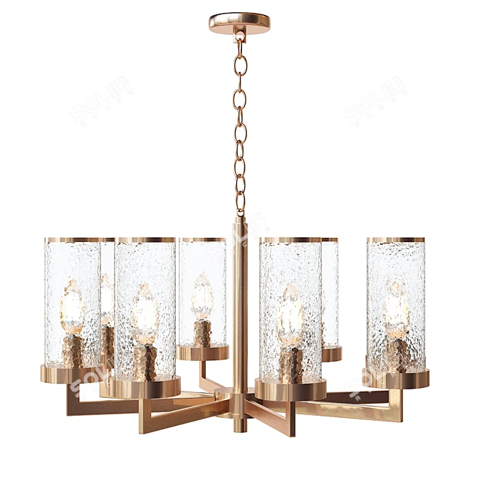 Elegant Liaison Chandelier: Kelly Wearstler 3D model image 1