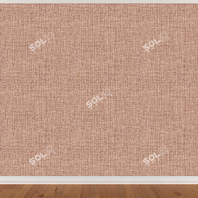 Seamless Wallpaper Set - 3 Colors 3D model image 3