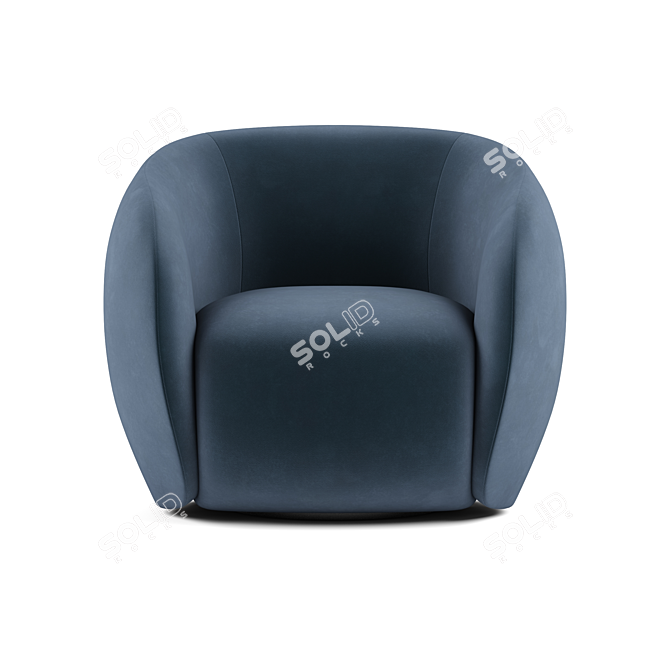 Elegant Nativ Armchair: A Touch of Paris 3D model image 2