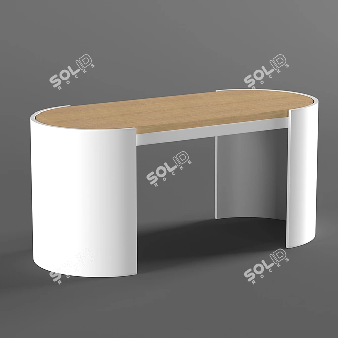 KRION ARO: Elegant Bathroom Solution 3D model image 2