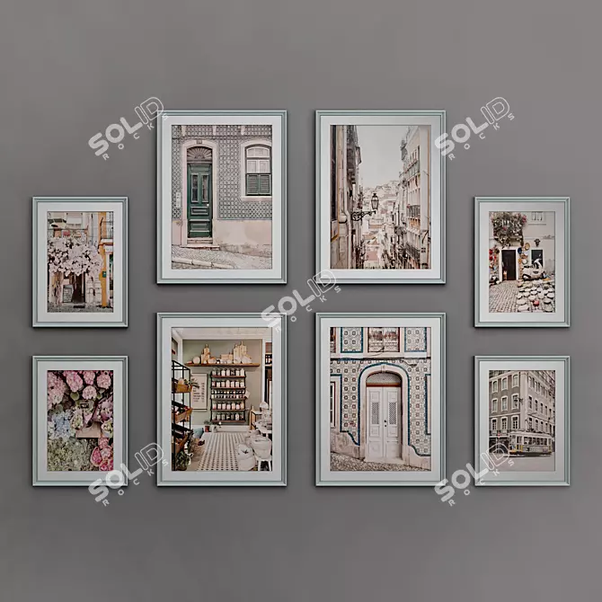 Lisbon's Beauty in Frames 3D model image 1