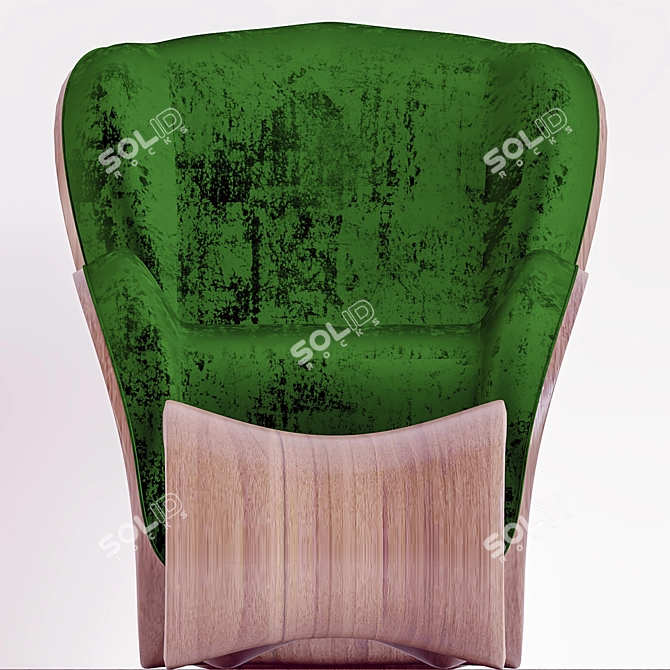 Elegant Toranj Armchair: Designed & Rendered with Vray 3D model image 3