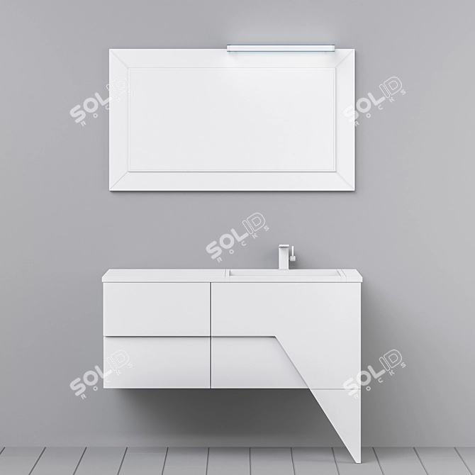 BMT TEKNO 04 Bath Furniture 3D model image 1