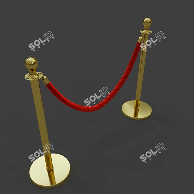 Versatile Modular Fencing Solution 3D model image 2