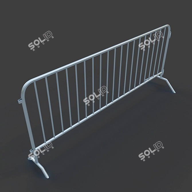 Versatile Modular Fencing Solution 3D model image 3