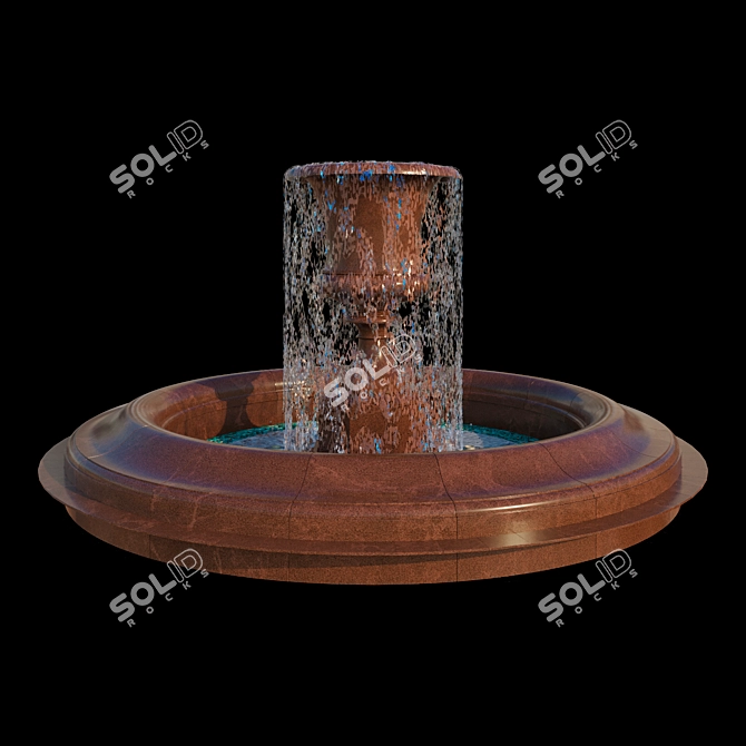 Theatrical Fountain Model: Small 3D model image 1