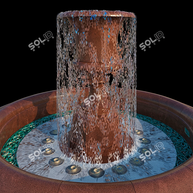 Theatrical Fountain Model: Small 3D model image 2