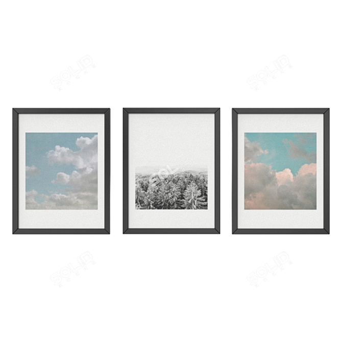 Modern Sky Art Collection 3D model image 1