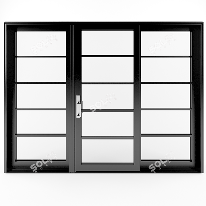 Scenic View Sliding Door 3D model image 1