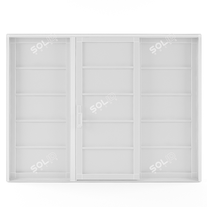 Scenic View Sliding Door 3D model image 2