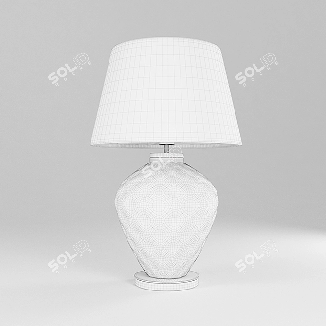 Organic Statement Lana Table Lamp 3D model image 2