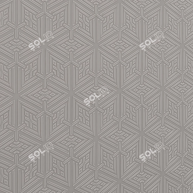  Modern Wall Panel for 3Ds Max 3D model image 3