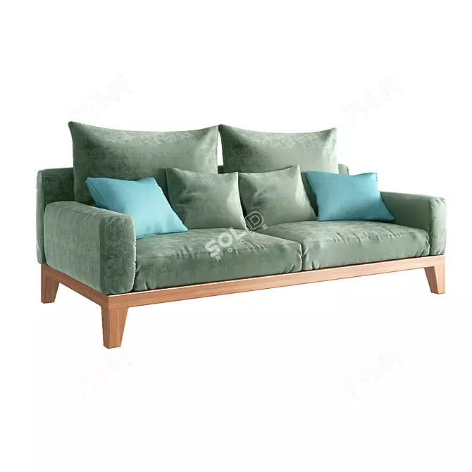 Pufetto Antonio - Stylish Sofa for Ultimate Comfort 3D model image 1