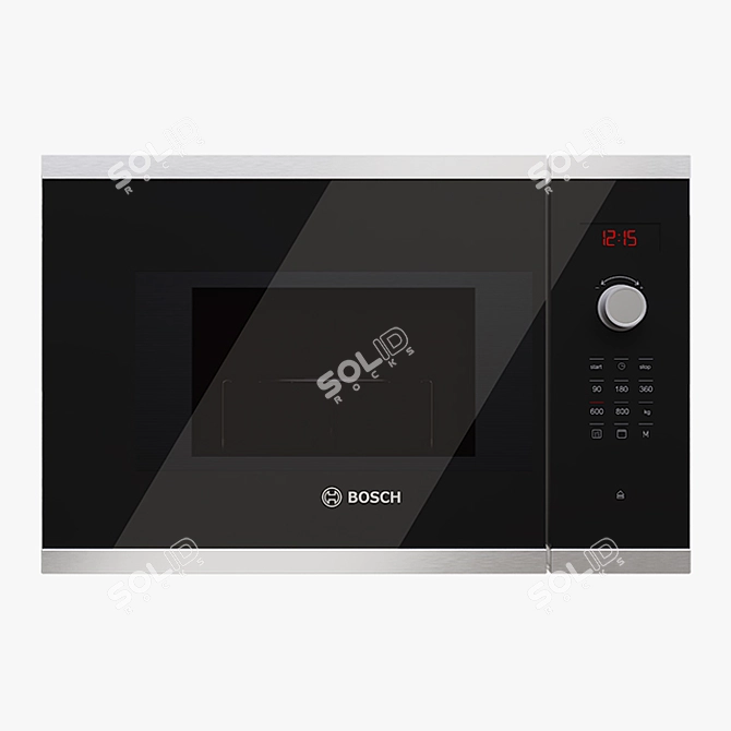 Bosch BFL524MS0 Microwave: Efficient Cooking Solution 3D model image 1