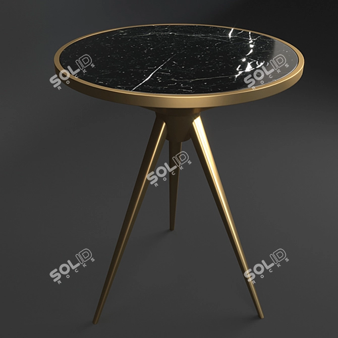 Modern Cube Side Table 3D model image 2