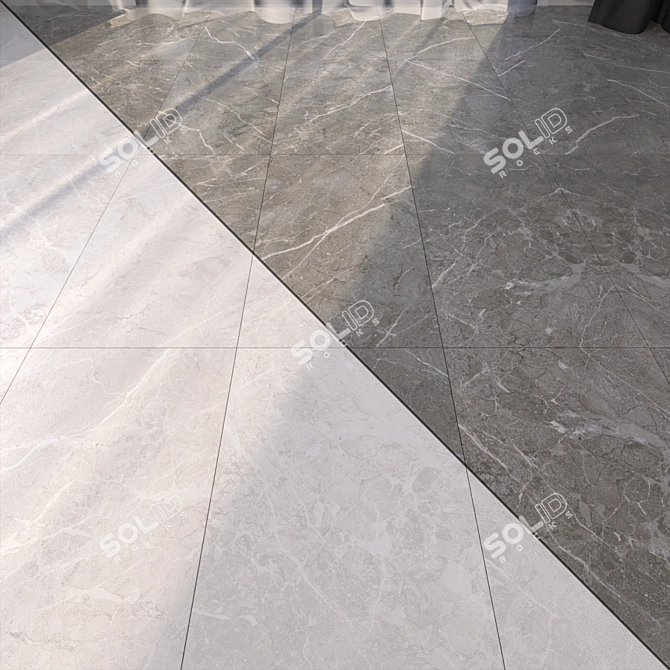 Elegant Marble Floor Collection 3D model image 1