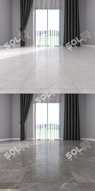 Elegant Marble Floor Collection 3D model image 3