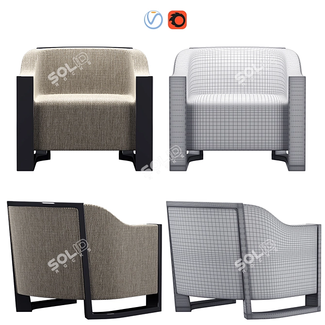 Elevate Your Comfort with Selene 3D model image 1