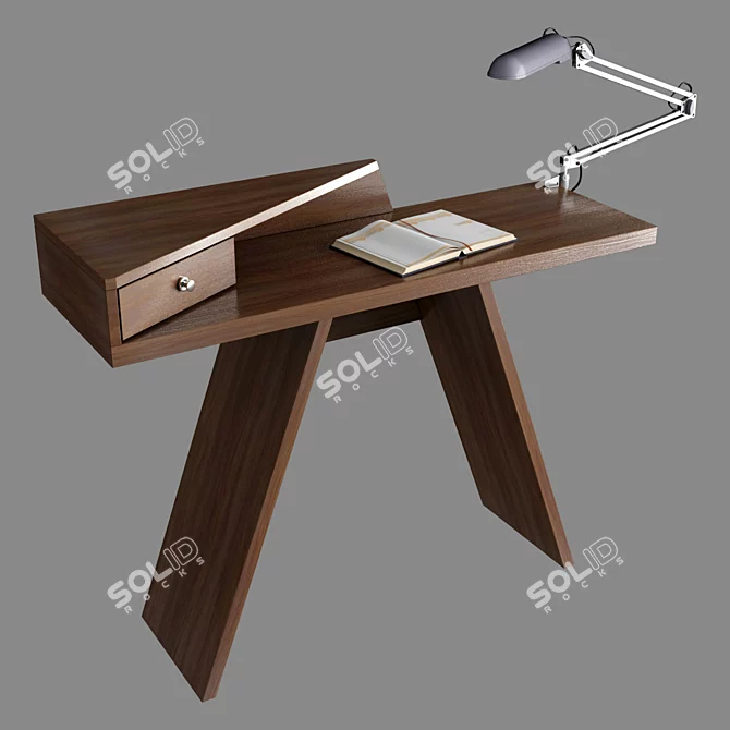 Compact Workspace Solution 3D model image 1