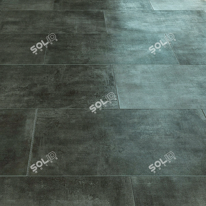 Versatile Porcelain Tile: Volume, Seamless Connection, Custom Material 3D model image 3