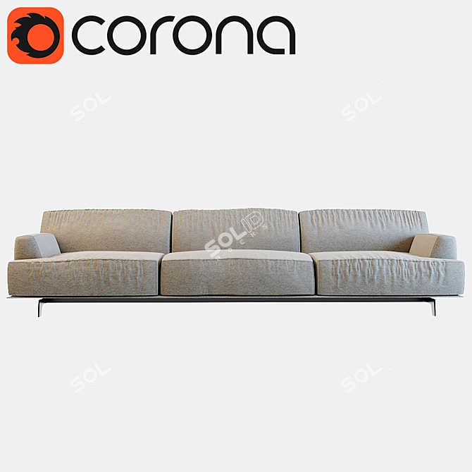 Sleek Elegance: Poliform Tribeca 3D model image 1