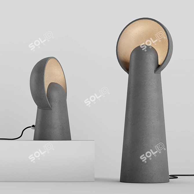 Romantic Romeo Floor Lamps - Exquisite Lighting for Your Space 3D model image 1