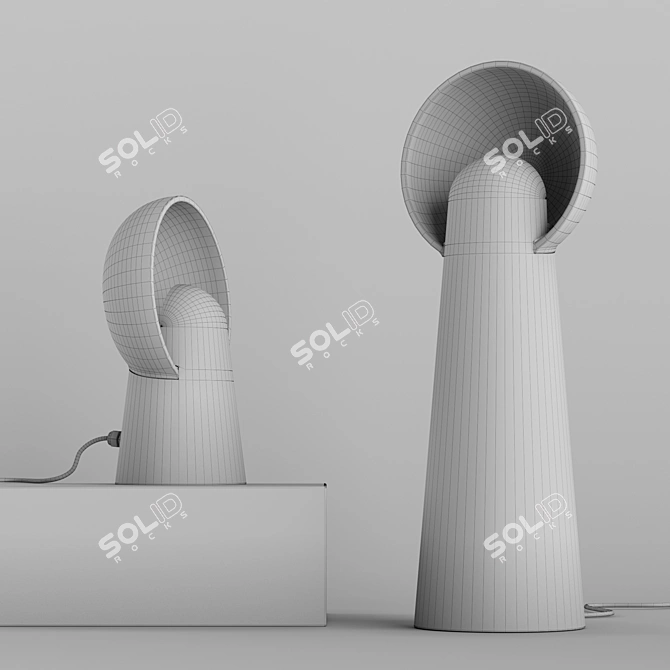 Romantic Romeo Floor Lamps - Exquisite Lighting for Your Space 3D model image 3