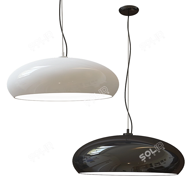 Luxury Hublot Pendant Light 3D model image 1