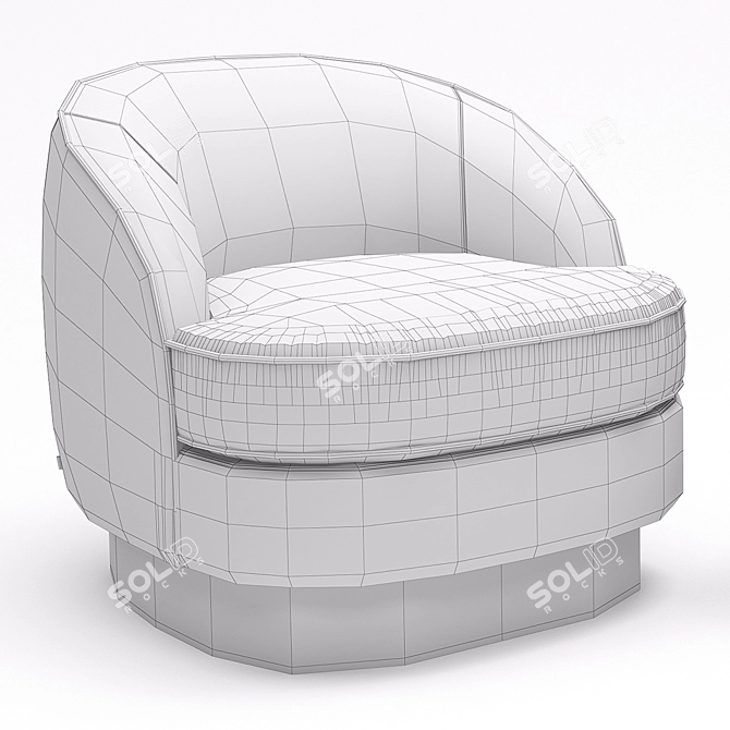 Eichholtz Bastide Chair: Elegant Comfort 3D model image 3