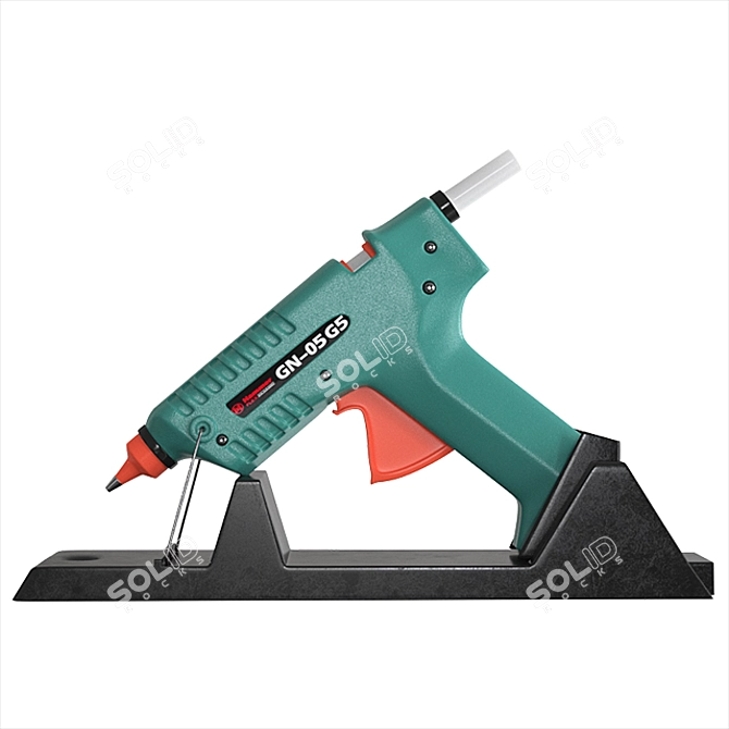 Title: Versatile Glue Gun Kit 3D model image 1
