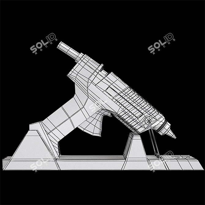 Title: Versatile Glue Gun Kit 3D model image 3