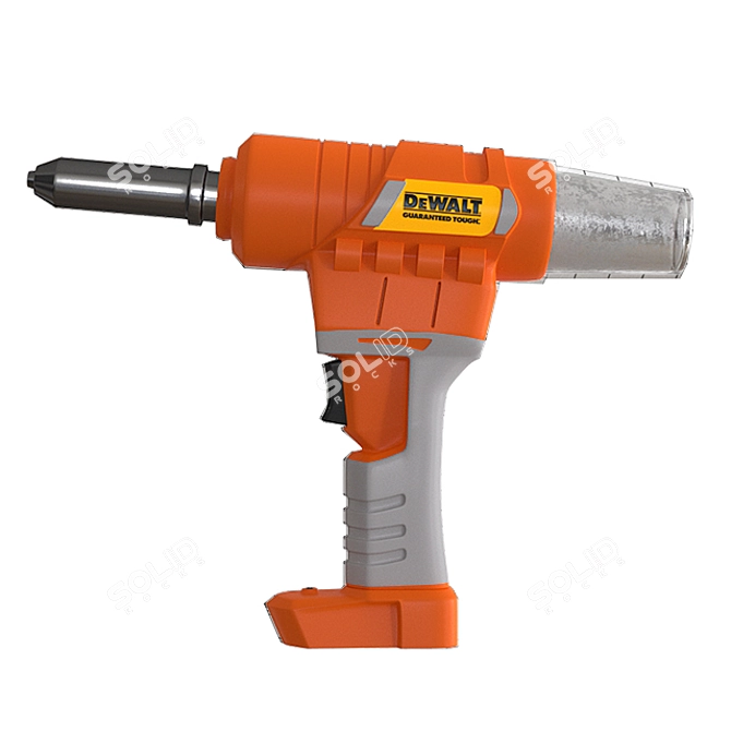 Versatile Rivet Gun Tool 3D model image 1