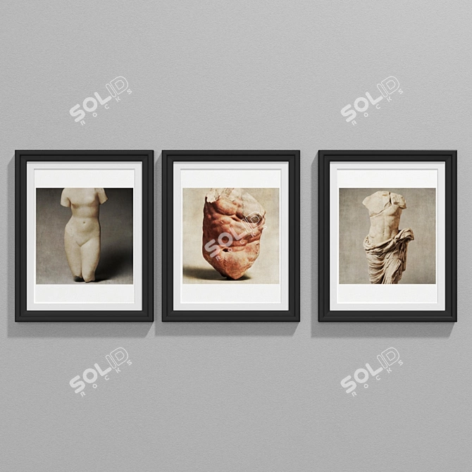 Modern Style Art Collection №52 3D model image 2