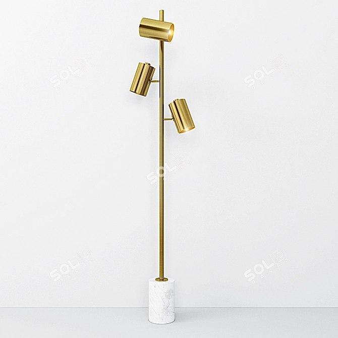 Taylor Floor Lamp: Illuminate Your Space! 3D model image 1