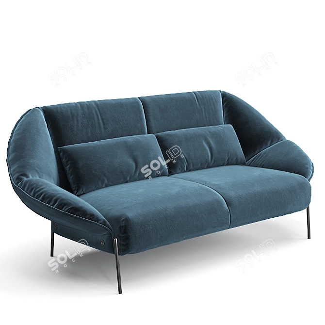 Modern Comfort: Ligne-roset PAIPAÏ Sofa 3D model image 1
