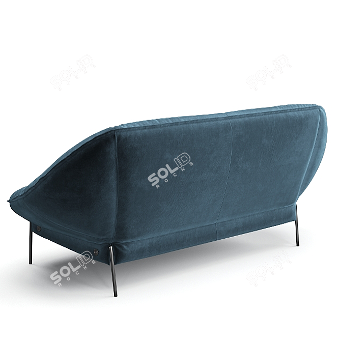 Modern Comfort: Ligne-roset PAIPAÏ Sofa 3D model image 2