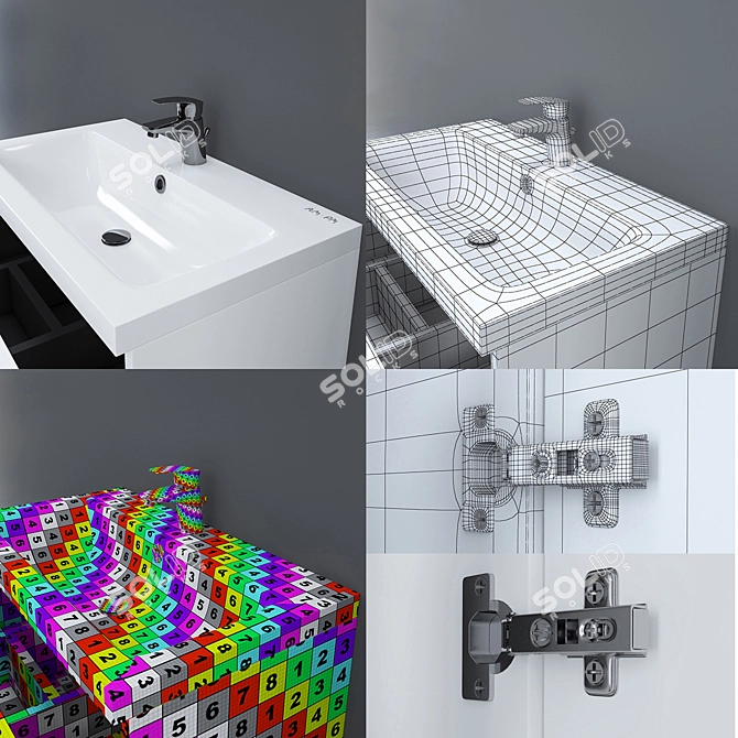 AM.PM GEM Bathroom Furniture 3D model image 3