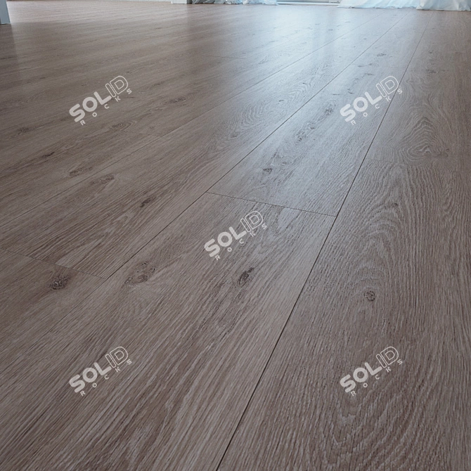 Natural Oak Ammersee Wooden Floor 3D model image 1