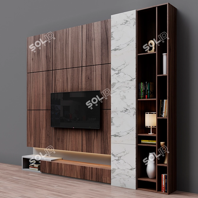 Zone21 TV Stand 3D model image 2