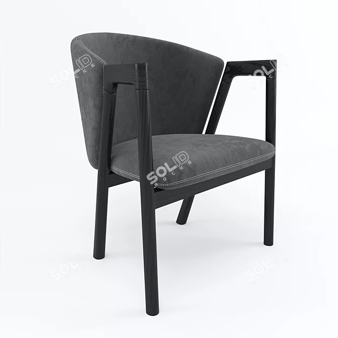 Bensen Pub Chair: Sleek and Stylish Seating 3D model image 1