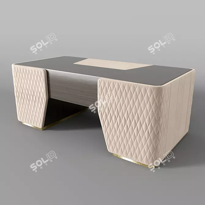 Elegant Pregno Vendome Office Desk 3D model image 1