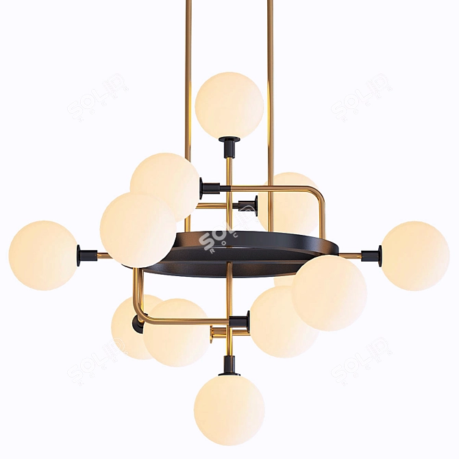 Viaggio Chandelier: Illuminating Elegance 3D model image 1