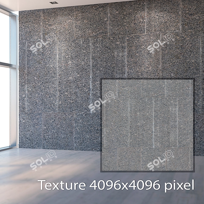 Seamless Granite Texture 3D model image 2