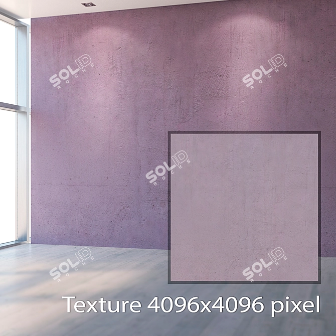 Seamless Stucco Texture - High Resolution 3D model image 2